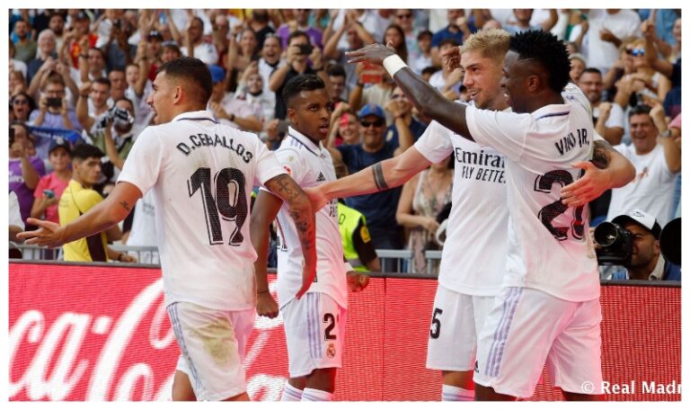 El Real Madrid impone su ley y golea al Mallorca