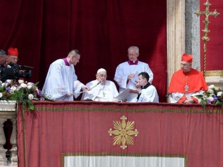 El Papa Francisco clama por la paz en su mensaje pascual