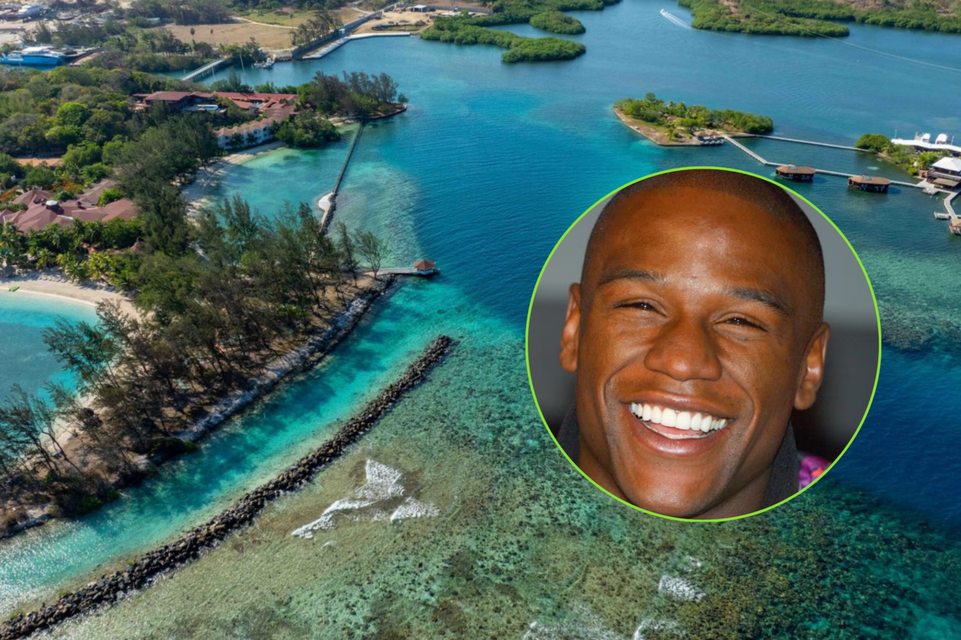 Floyd Mayweather sorprende con su visita a Roatán