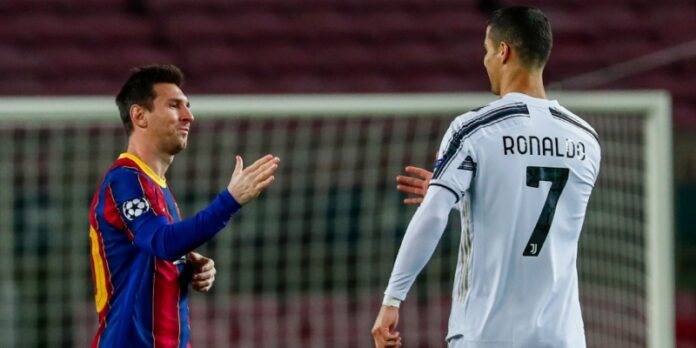 Cristiano Ronaldo equipo con Messi
