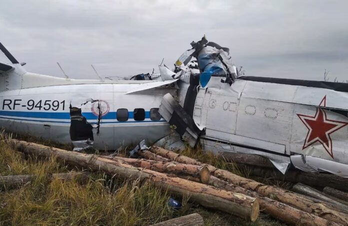 avión estrellado hoy