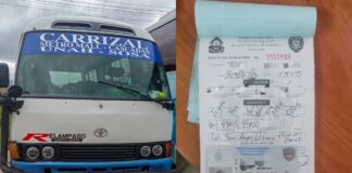 Conductor deja caer a pasajero