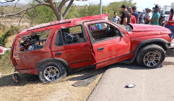 Fuerte choque deja dos heridos en la CA-5 a la altura del kilómetro 83